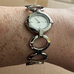 Silver Tone Bracelet Watch